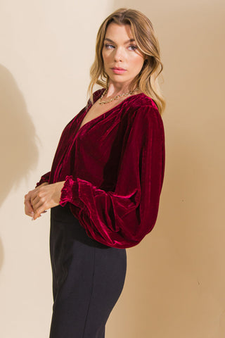 LIKE NO OTHER VELVET BODYSUIT - By Baano