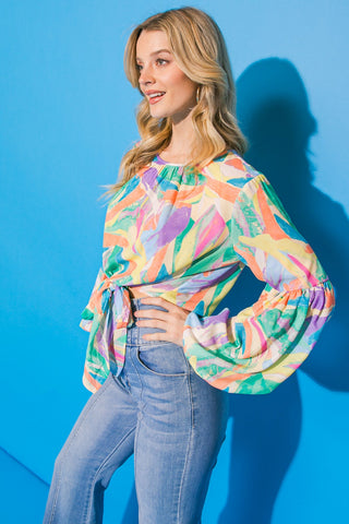 SIGHT SET ON TONIGHT WOVEN TOP - By Baano