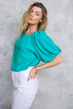 LOVED ALWAYS WOVEN TOP - By Baano