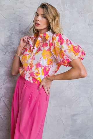 EFFORTLESS OUTLOOK WOVEN TOP - By Baano