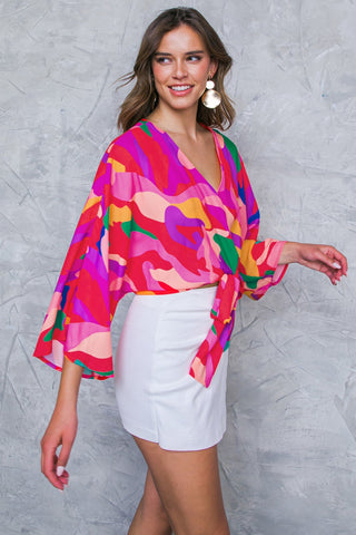 LOVE YOU LIKE WOVEN TOP - By Baano