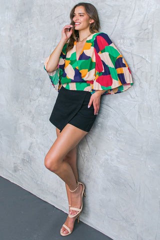 LOOKING MY BEST WOVEN TOP - By Baano