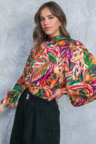 ADORING DEVOTION WOVEN TOP - By Baano
