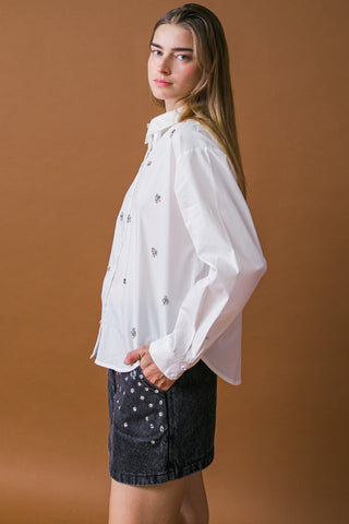 HIT OR MISS POPLIN SHIRT - By Baano