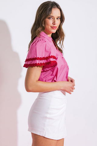 LEARN AS YOU GO WOVEN TOP - By Baano