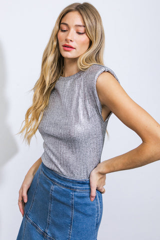 STYLE FILE RIBBED KNIT TOP - By Baano