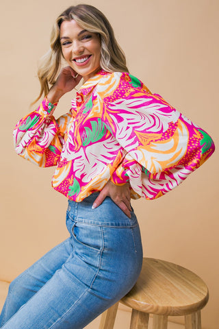 ESTEEMED MOMENT WOVEN TOP - By Baano