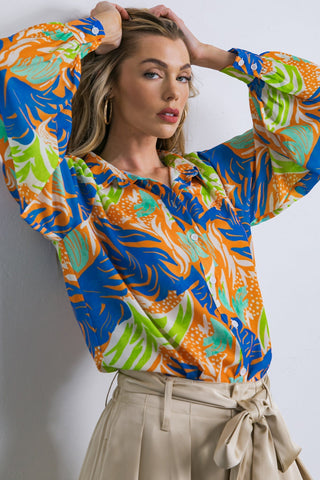 ESTEEMED MOMENT WOVEN TOP - By Baano