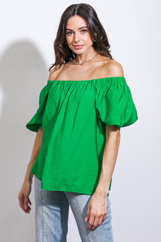 CALL TO ACTION WOVEN TOP - By Baano