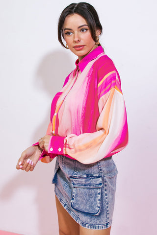 TAKE THE LEAD WOVEN TOP - By Baano