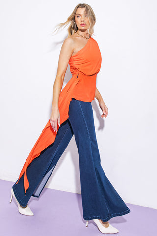 NEVER BETTER IN LOVELY WOVEN TOP - By Baano