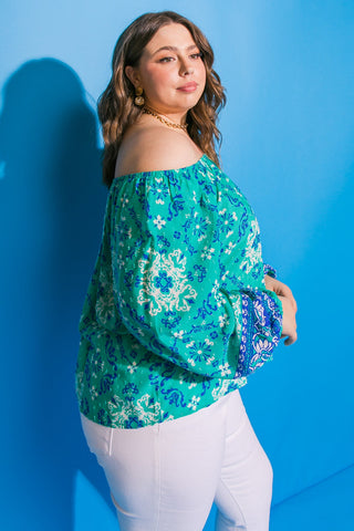 SEND MY LOVE WOVEN TOP - By Baano