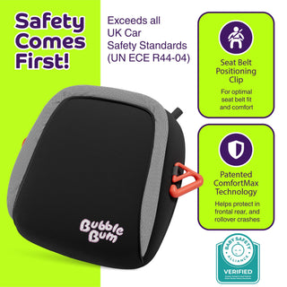 BubbleBum Inflatable Car Booster Seat - Travel Booster Seat - Black Style ✔️ - By Baano