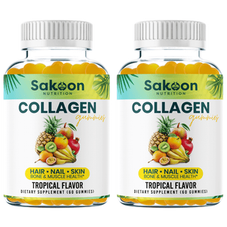 Halal Marine Collagen Gummies for Anti-Aging, Hair, Skin & Nails - By Baano