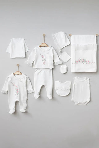 Sandra White Newborn Coming Home Set