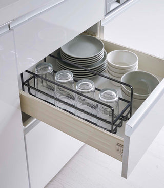 Glass and Mug Cabinet Organizer - Steel - By Baano