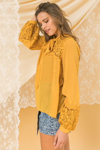 STAY AHEAD PEASANT TOP - By Baano