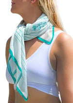 Scarf (White Geometric) - By Baano