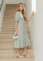 Scarlet Scalloped Lace Maxi Dress Inherit Co.