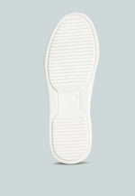 Schick Lace Up Leather Sneakers