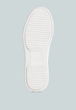 Schick Lace Up Leather Sneakers