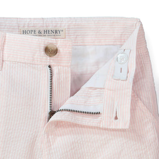 Organic Seersucker Short Pink - Baby - By Baano