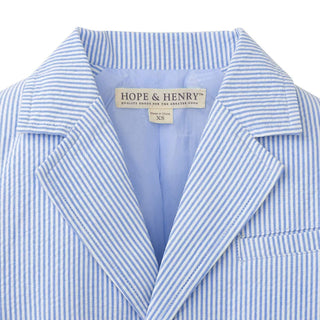 Organic Seersucker Suit Jacket - By Baano