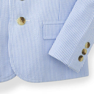 Organic Seersucker Suit Jacket - By Baano