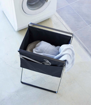 Elevated Laundry Hamper - Steel - By Baano