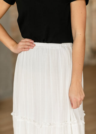 Serena Cotton Gauze Maxi Skirt
