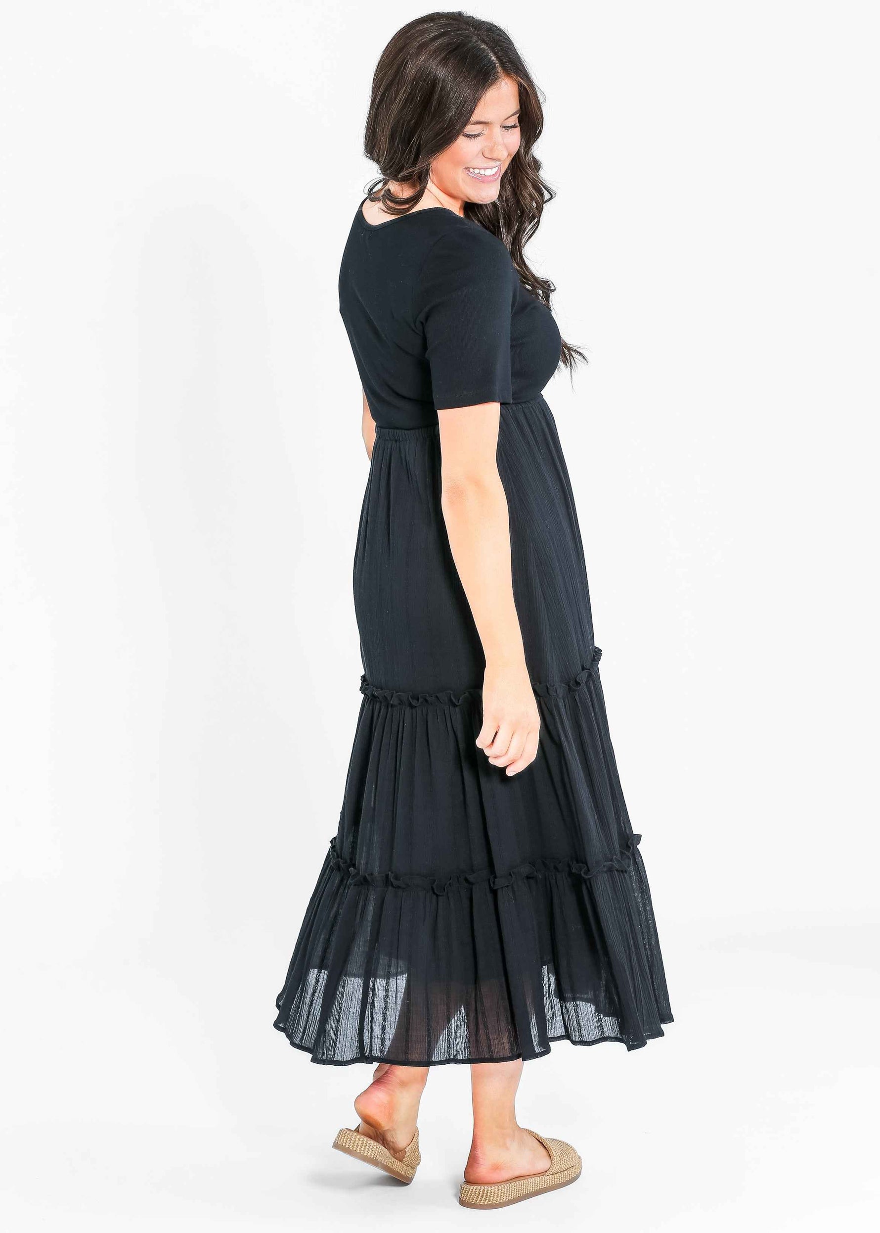 Serena Eyelet Maxi Dress - Glamourous Grace