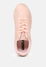 Serena Casual Lace-Up Perforated Sneakers