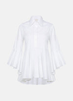 Sesta Italian Design White Gabardine Shirt