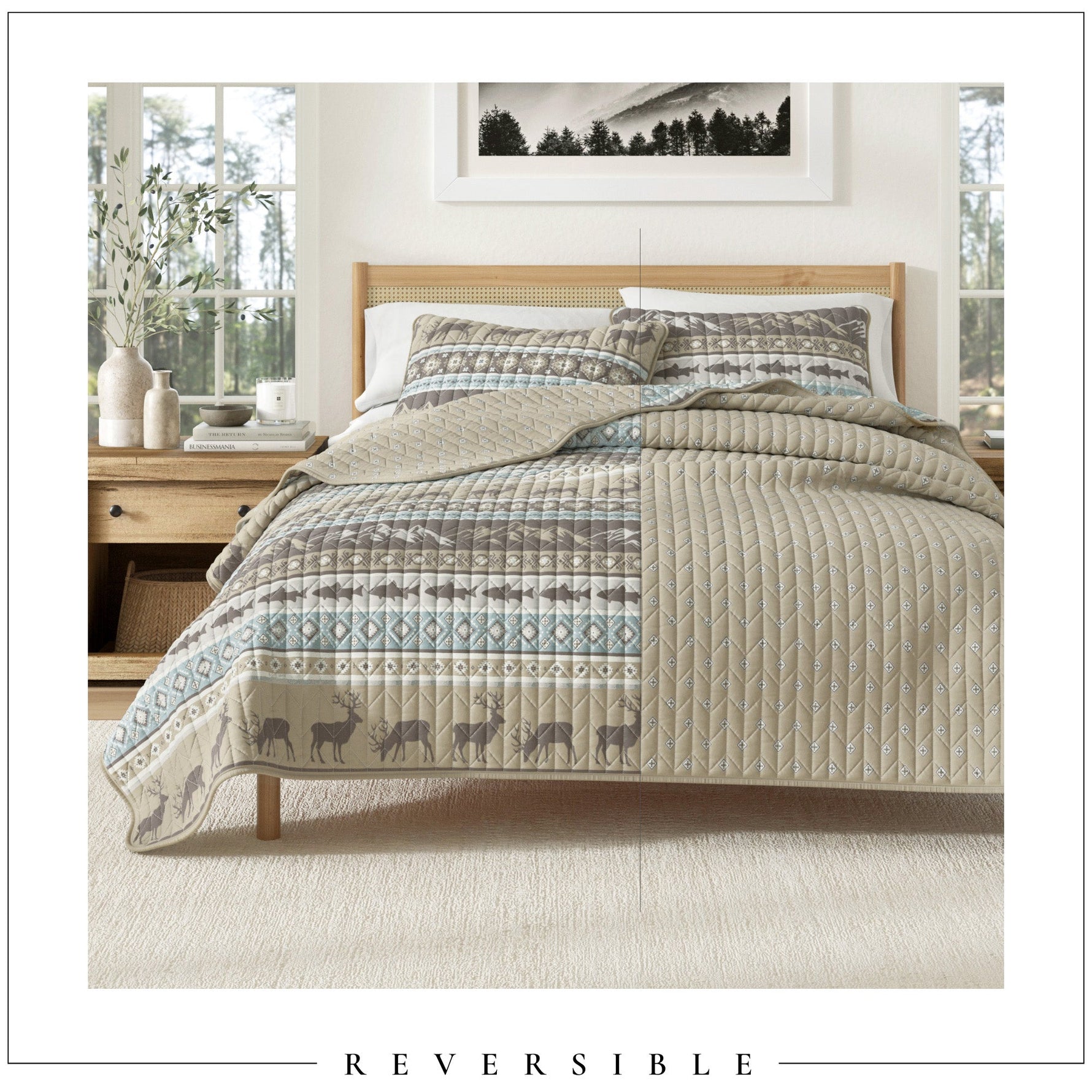 3-Piece Lodge Quilt - Yosemite Collection