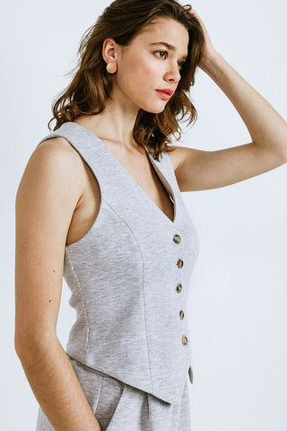 CALL MY LOVELY PONTI VEST - By Baano