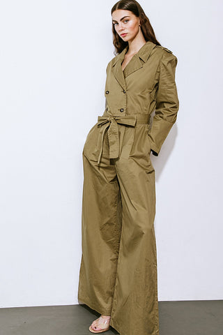 SOUNDS IN MY MIND WOVEN JUMPSUIT - By Baano