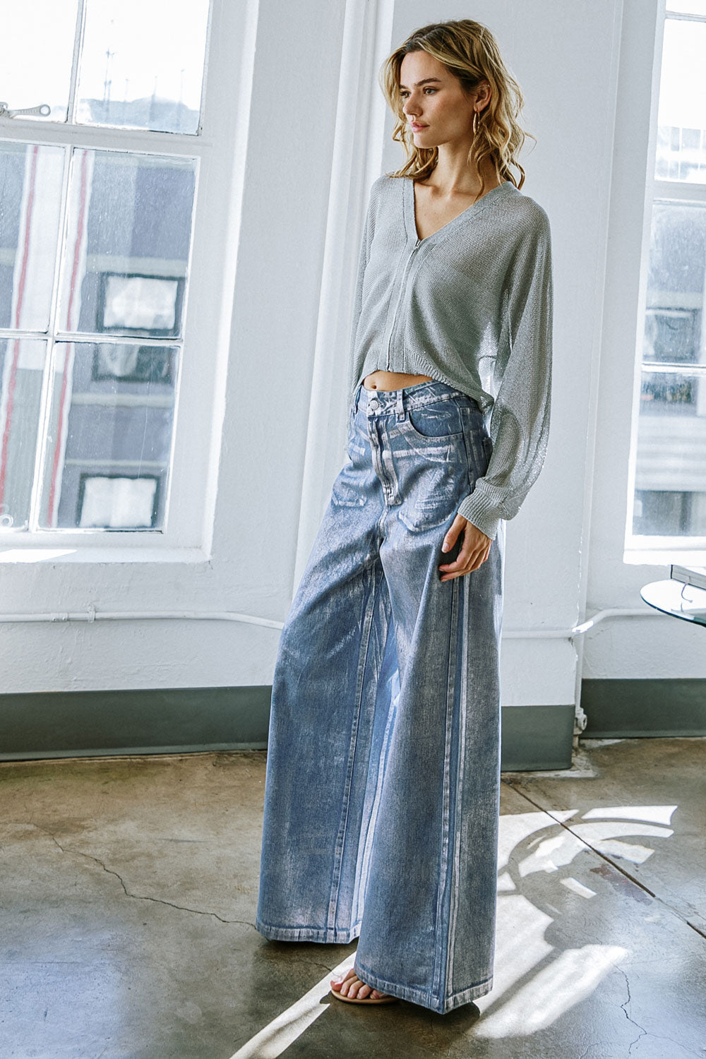 PEACE AND JOY DENIM PANTS - By Baano