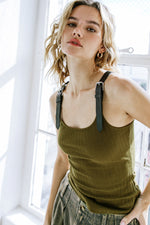 HONEY KISSES LUSTROUS TANK TOP - By Baano