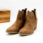 Shaina Bootie in Camel