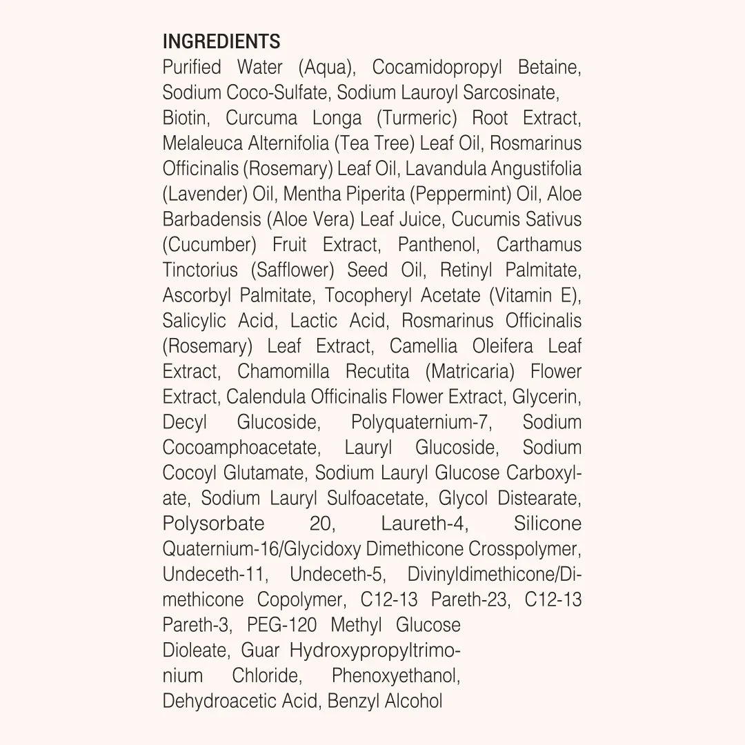 Biotin & Botanicals Shampoo - By Baano