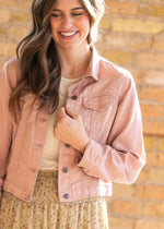 Shea Blush Lightweight Denim Jacket