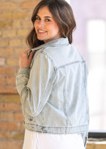 Shea Light Wash Lightweight Denim Jacket