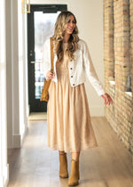 Shea White Lightweight Denim Jacket