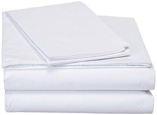 DaDa Bedding White Flat Sheet & Pillow Cases Set (FS098765)