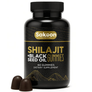 Himalayan Shilajit Gummies with Black Seed Oil - By Baano