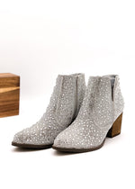 Shine Star Rhinestone Bootie in Silver Naughty Monkey