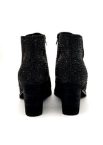 Shine Star Rhinestone Bootie in Black Naughty Monkey