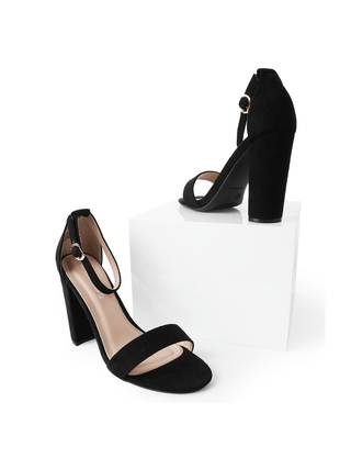 Shirley | Black Suede