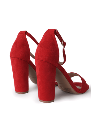 Shirley | Red Suede