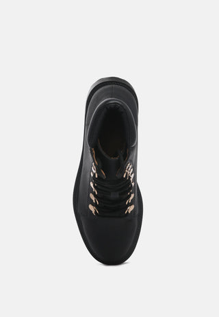 Shirly Knit Collared Ankle Boots